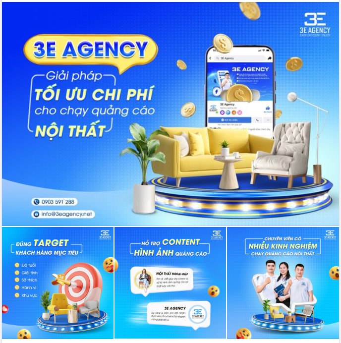 Ảnh chạy quảng cáo tại 3E Agency