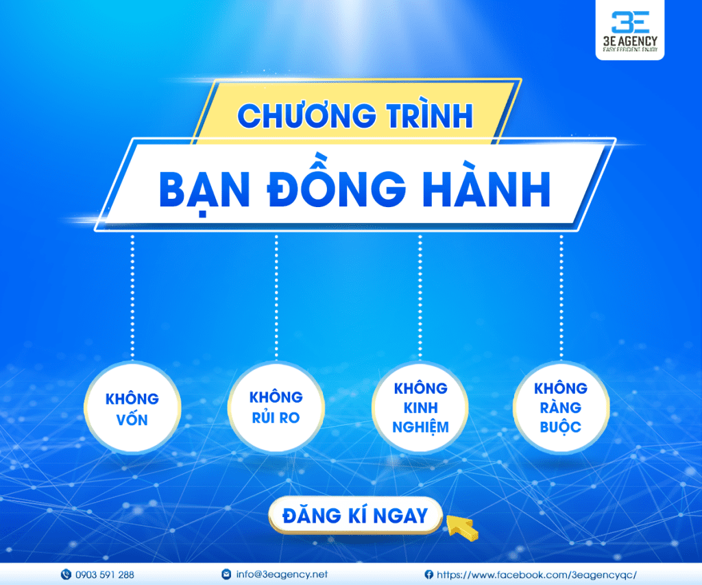 Tham gia chương trình bạn đồng hành của 3E Agency